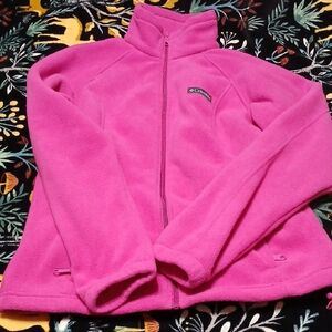 Columbia Pink Fleece Jacket